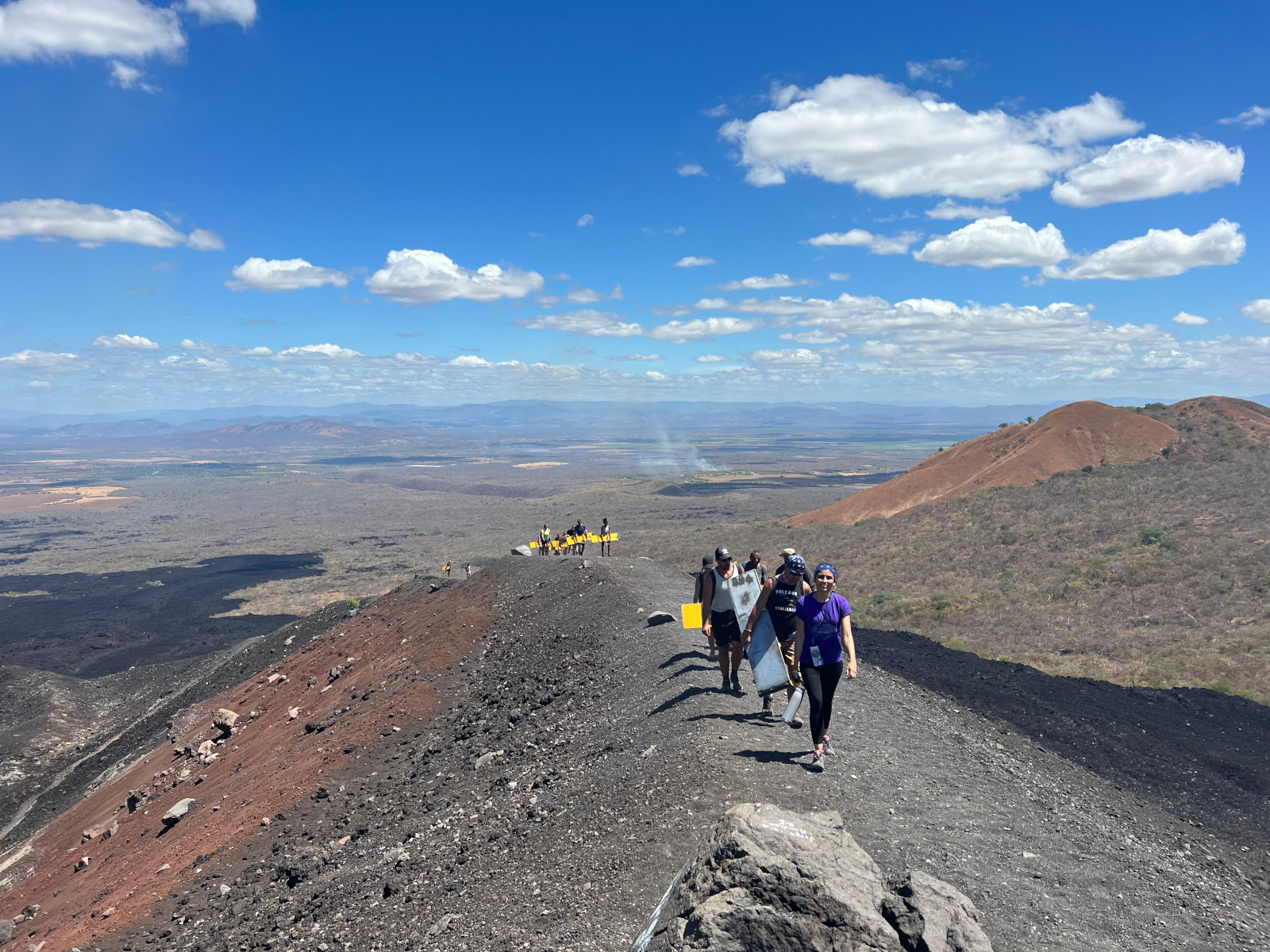 cerro negro leon nicaragua walk 16x12