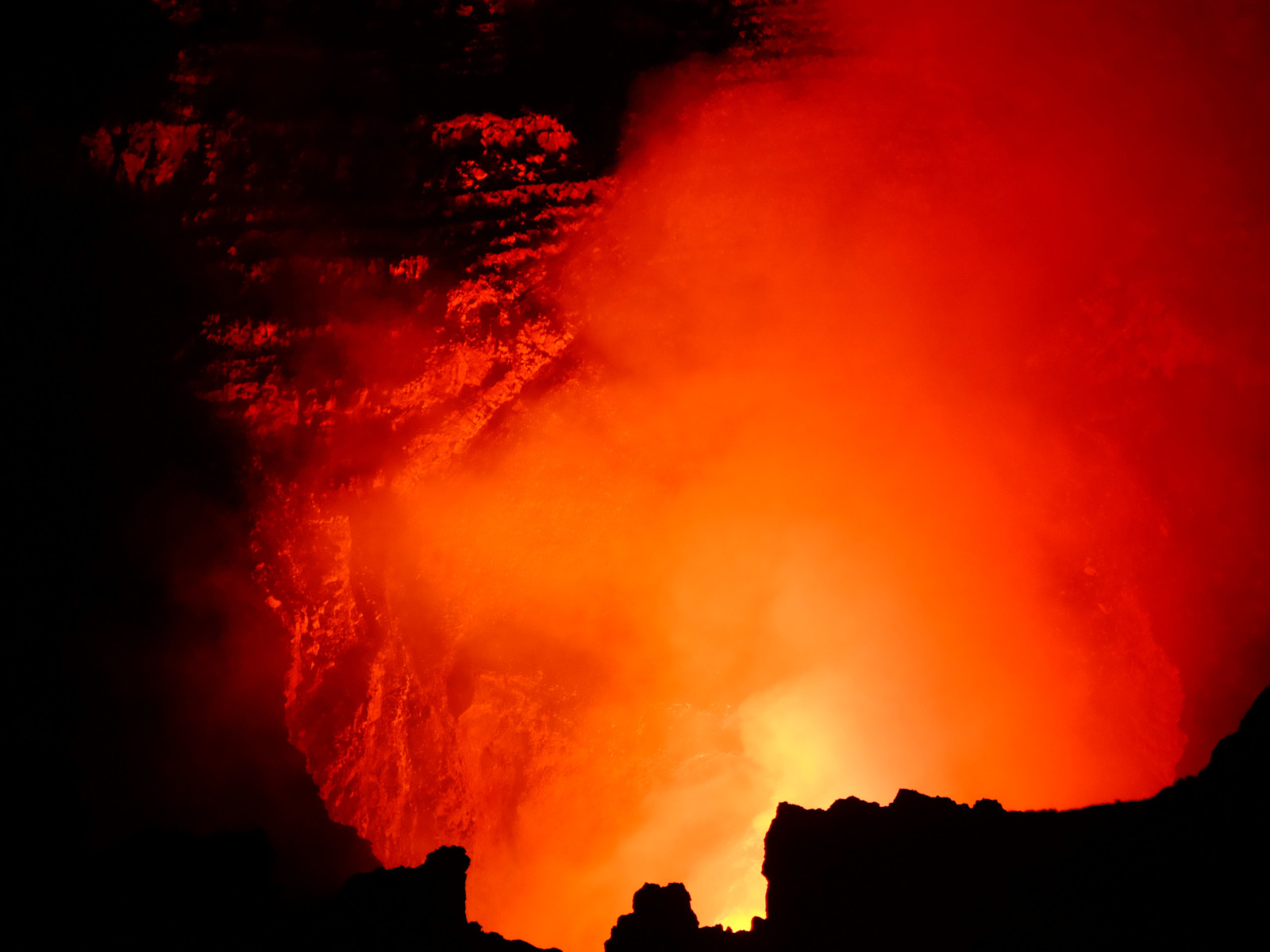 vulcano masaya granada nicaragua 16x12